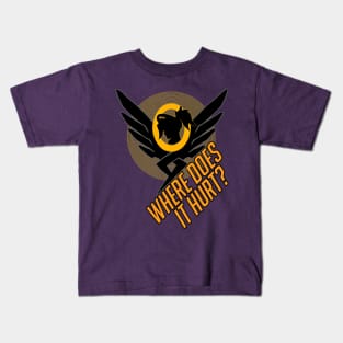 Overwatch Where does it hurt 2 Kids T-Shirt